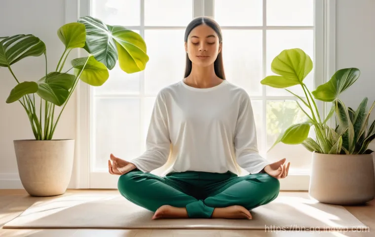 의식적 선택 훈련을 위한 앱 추천 - **Prompt Title: Mindful Morning Meditation**
    **Image Prompt:** A serene, diverse individual in t...