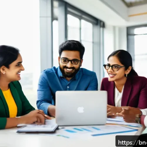 의식적 선택 훈련과 팀워크 향상 - A diverse group of Bengali professionals participating in a vibrant workshop setting, actively engag...