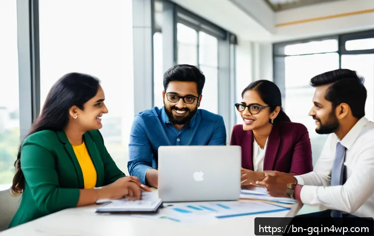 의식적 선택 훈련과 팀워크 향상 - A diverse group of Bengali professionals participating in a vibrant workshop setting, actively engag...