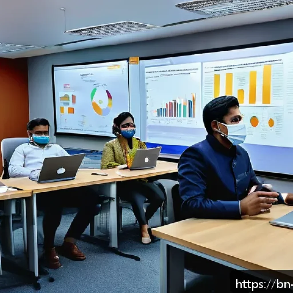 의식적 선택 훈련 과정의 효과 측정 - A detailed office training session with a diverse group of Bengali professionals actively engaged in...